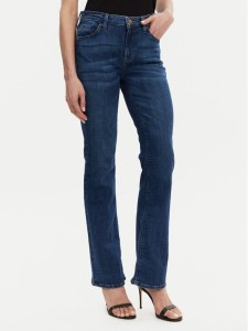Guess Jeansy WBGA58 D4MZ0 Granatowy Straight Leg