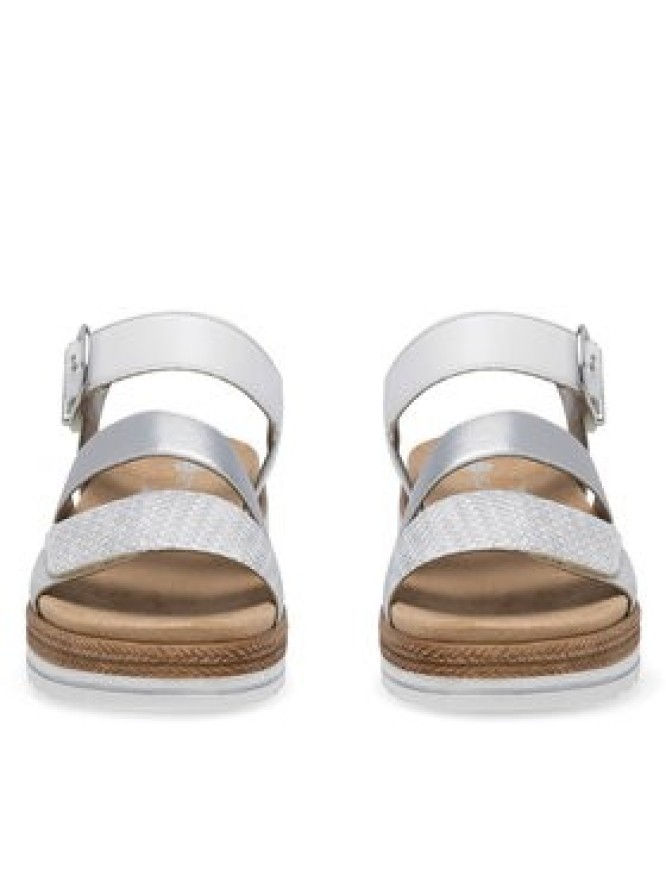 Remonte Sandały D0Q55-90 Srebrny