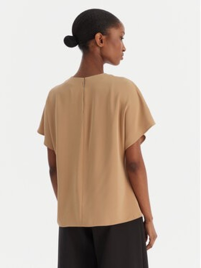 Calvin Klein Bluzka Cdc Ss Hardware LV044E902G Beżowy Regular Fit