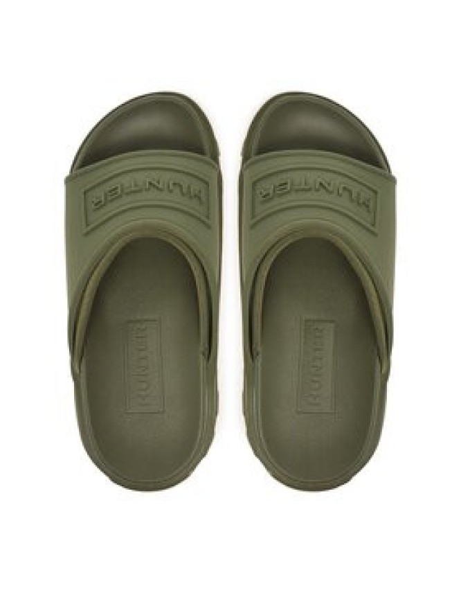 Hunter Klapki HFRU0007251 Zielony