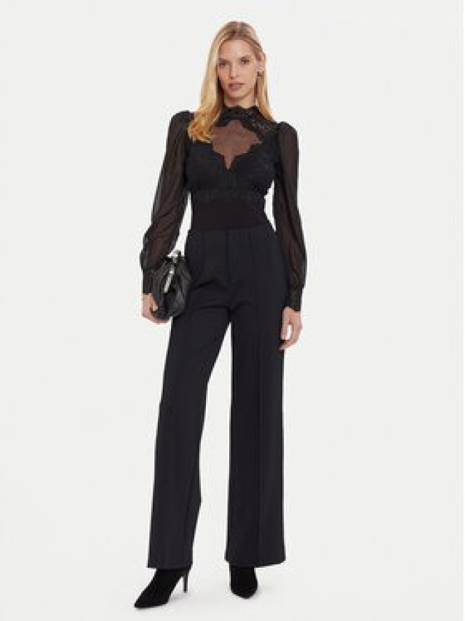 Morgan Bluzka 252-TRIBO Czarny Slim Fit