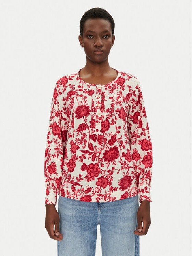 Fransa Bluzka 20615432 Różowy Regular Fit