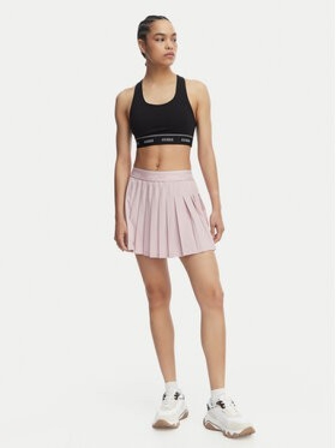 Guess Spódnica plisowana V6GD11 W1802 Różowy jasny Regular Fit