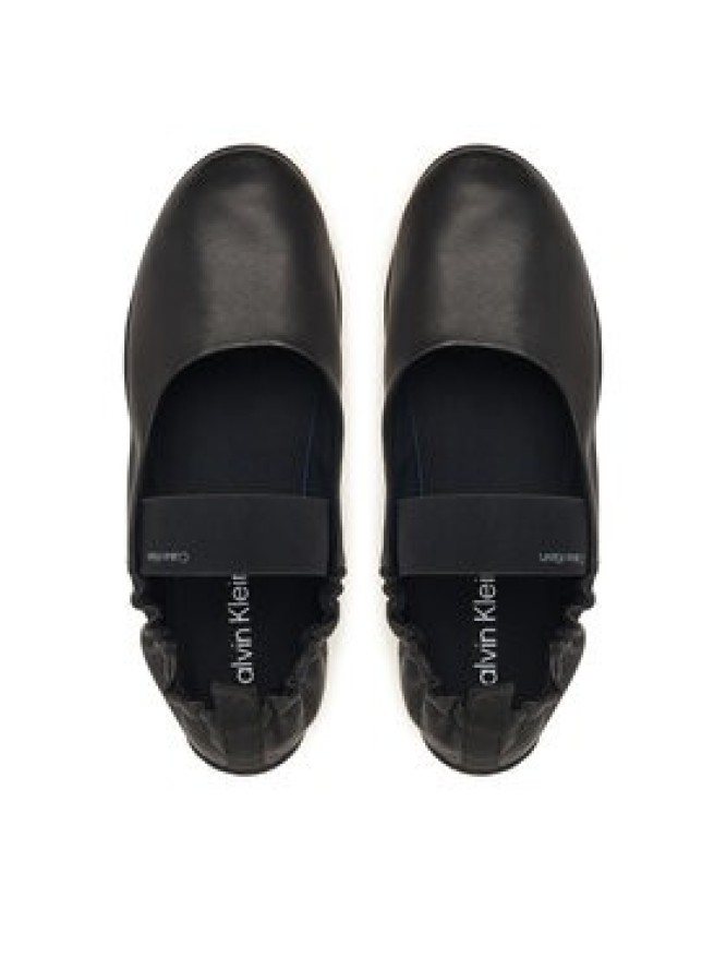 Calvin Klein Baleriny Ballet Sneaker Mj Lth HW0HW03308 Czarny