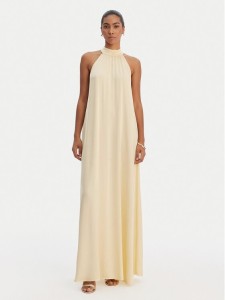 Fracomina Sukienka letnia FR26SD3016W41301 Żółty Relaxed Fit