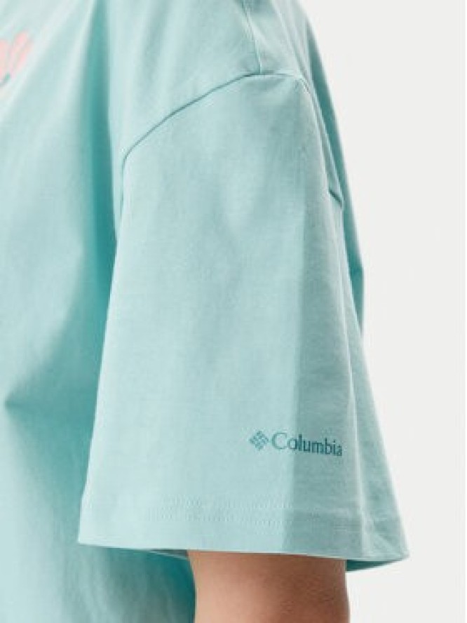 Columbia T-Shirt Rolling Bend™ Graphic 2120031 Niebieski Oversize