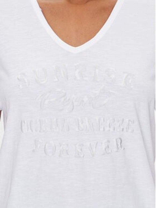 Olsen T-Shirt 11105057 Biały Regular Fit