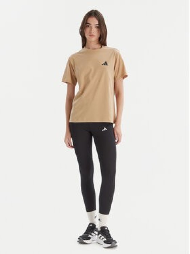 adidas T-Shirt City Tech Summer Graphic JV8600 Beżowy Regular Fit