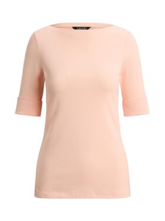 LAUREN RALPH LAUREN Bluzka 200654963202 Pomarańczowy jasny Slim Fit