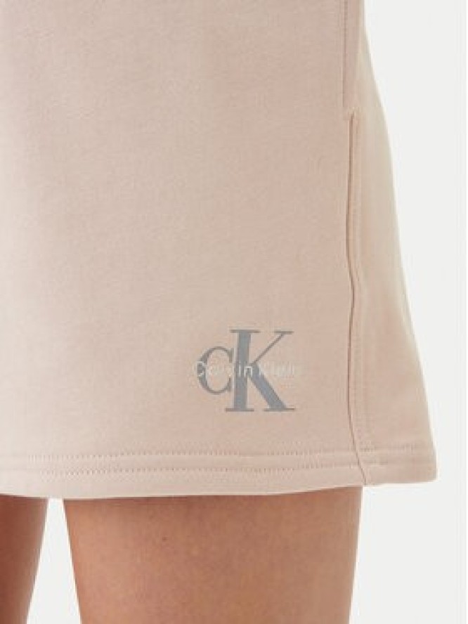 Calvin Klein Jeans Szorty materiałowe LV047B271G Różowy Regular Fit