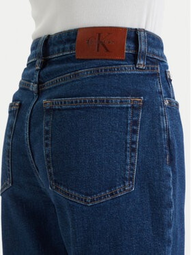 Calvin Klein Jeans Jeansy LV047F492G Niebieski Mom Fit