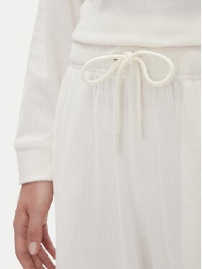 HUGO Spodnie dresowe Neve_Pants 50531692 Écru Relaxed Fit