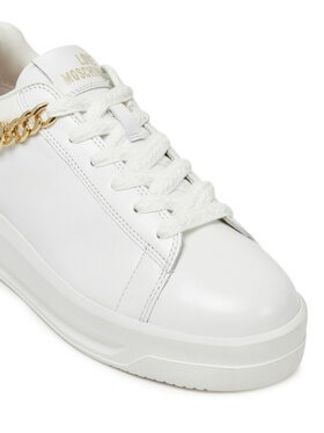 LOVE MOSCHINO Sneakersy JA15505G0MIAP10A Biały