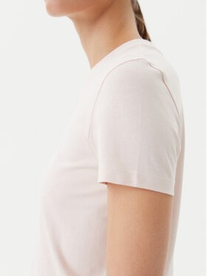 Calvin Klein Jeans T-Shirt Placed Institutional J20J225524 Różowy Slim Fit