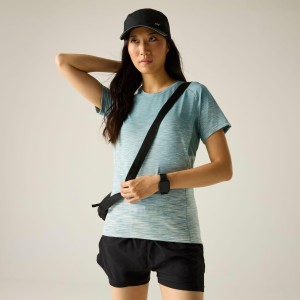 Damska koszulka z krótkim rękawem Laxley II w kolorze melanżowym