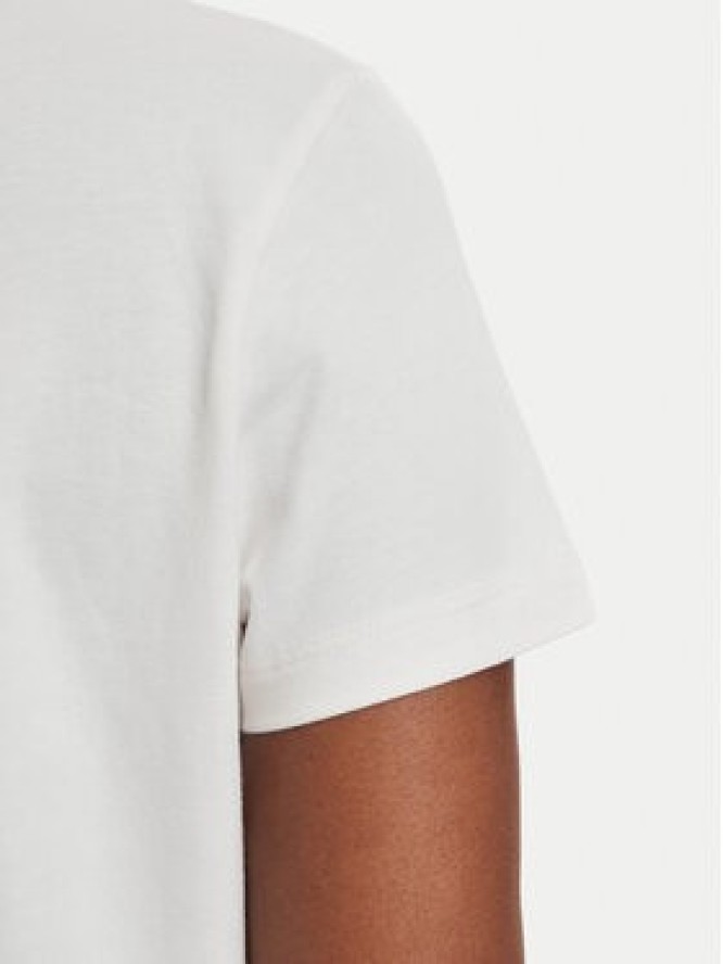 Tommy Jeans T-Shirt Flag DW0DW22818 Biały Regular Fit