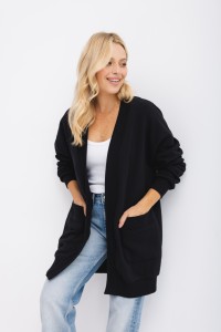 BLUZA DELIA CZARNA S - Flawless