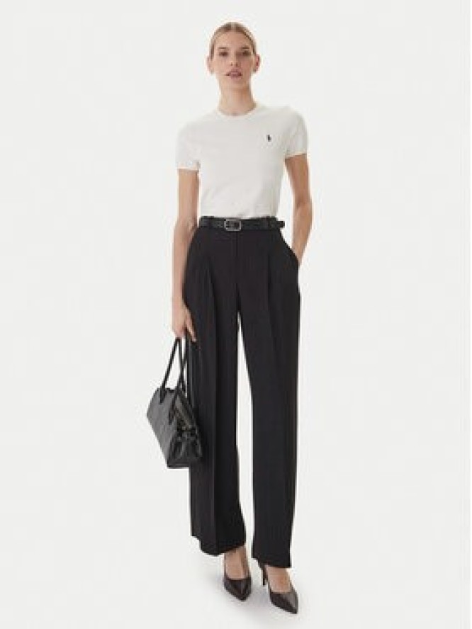 BOSS Spodnie materiałowe Tiana4 50554101 Czarny Relaxed Fit