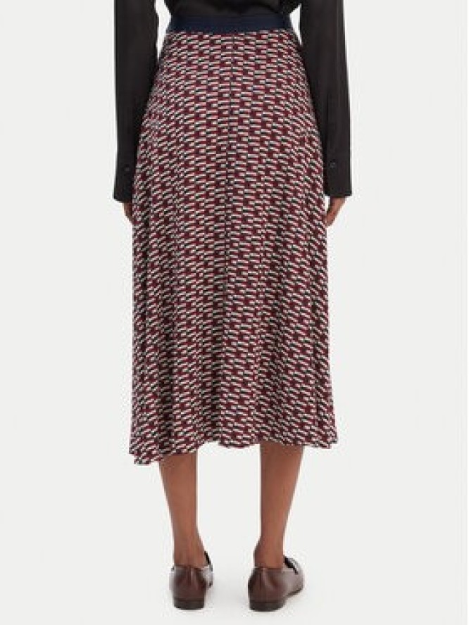 Tommy Hilfiger Spódnica trapezowa WW0WW49373 Bordowy Regular Fit