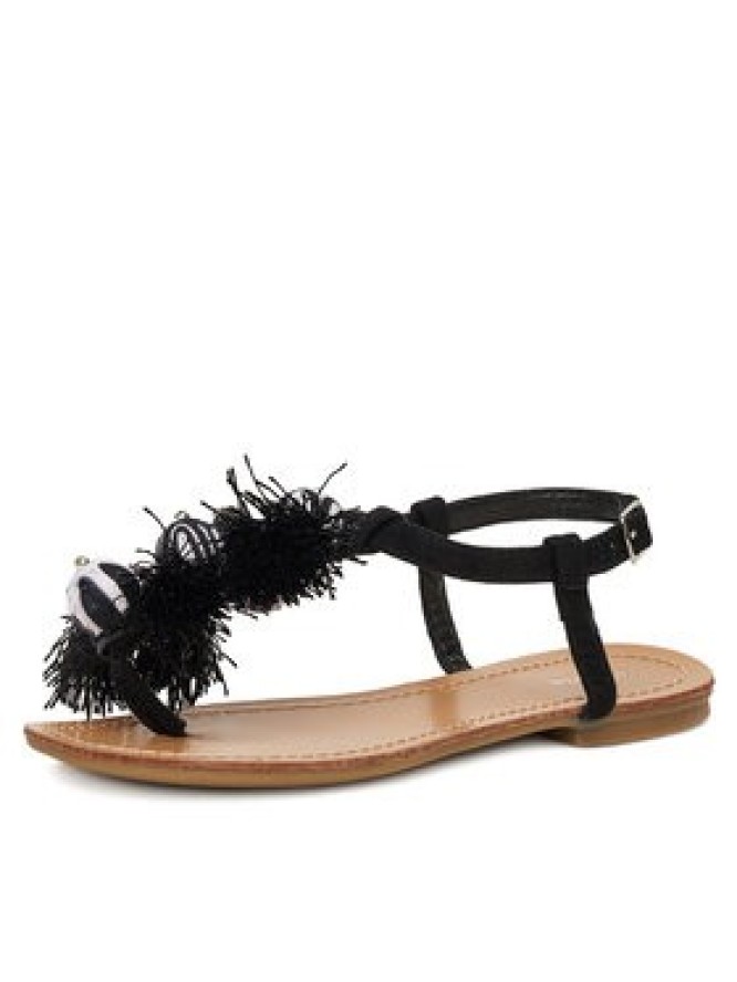 DeeZee Sandały F103-100 Czarny