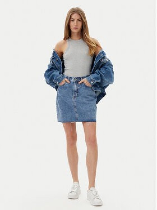 Pepe Jeans Spódnica jeansowa PL901124 Niebieski Regular Fit