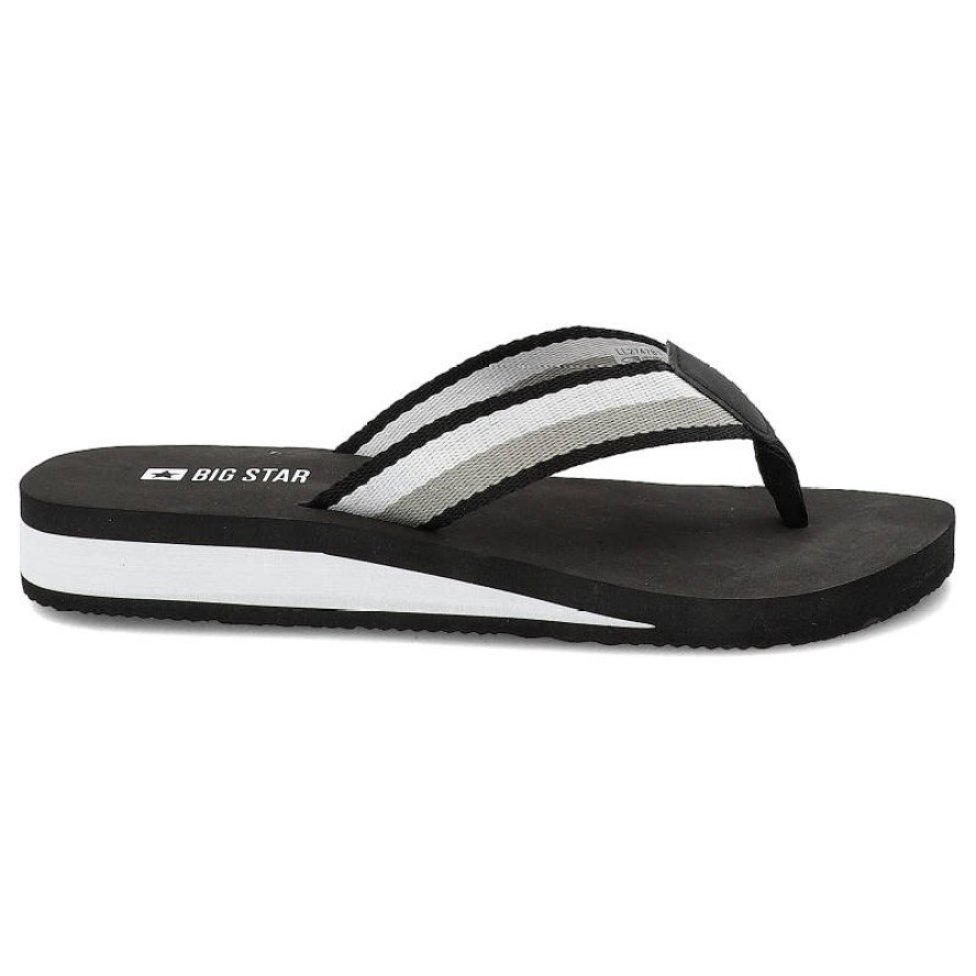Czarne Japonki Big Star Wygodne Buty Damskie