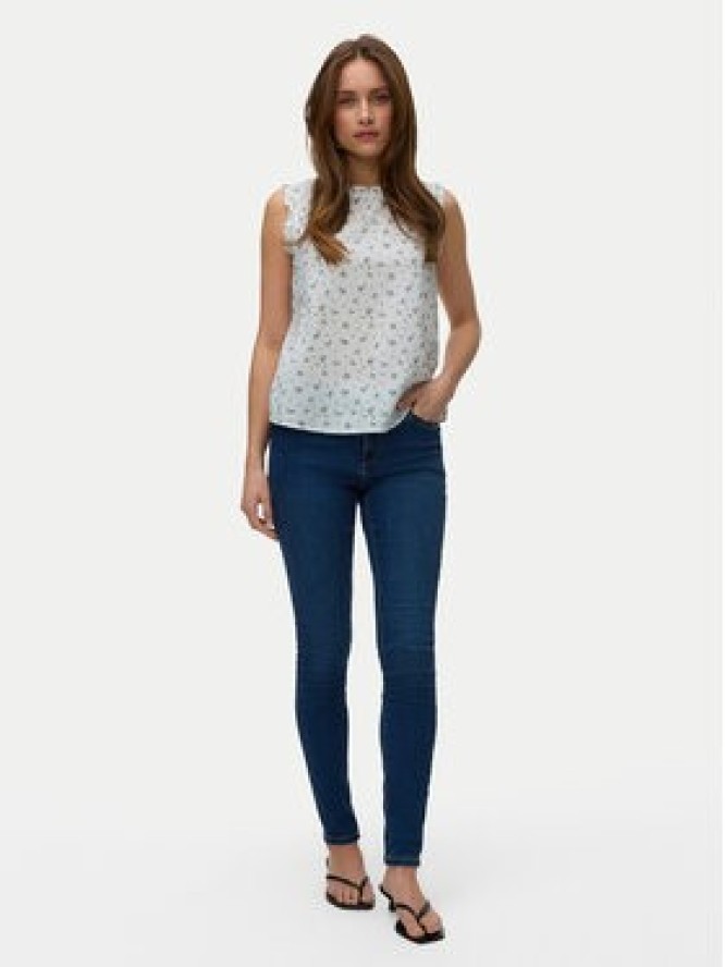 Vero Moda Top Trine 10342734 Biały Regular Fit