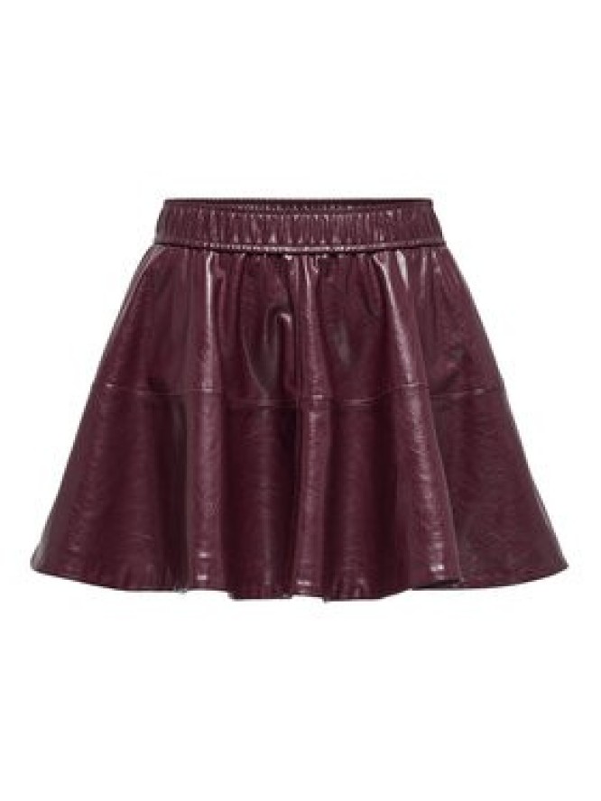 ONLY Spódnica z imitacji skóry Jacky 15355512 Fioletowy Regular Fit