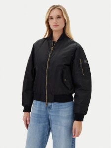 Guess Jeans Kurtka bomber W5RL81 WHAA2 Czarny Regular Fit