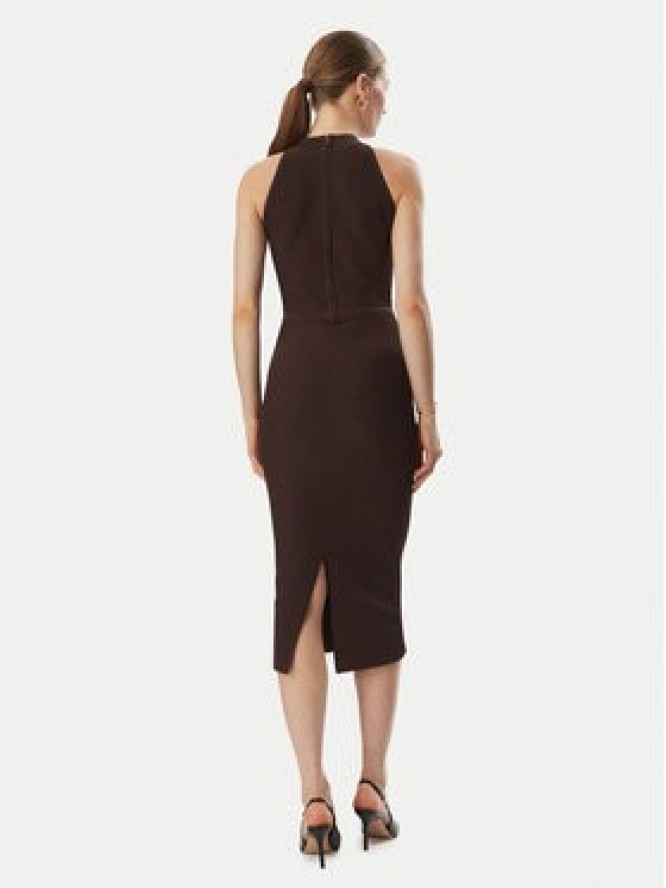 Guess Sukienka codzienna W6BK88 Z1920 Brązowy Slim Fit