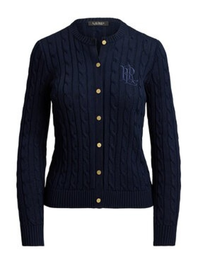 LAUREN RALPH LAUREN Kardigan 200P14040002 Granatowy Regular Fit
