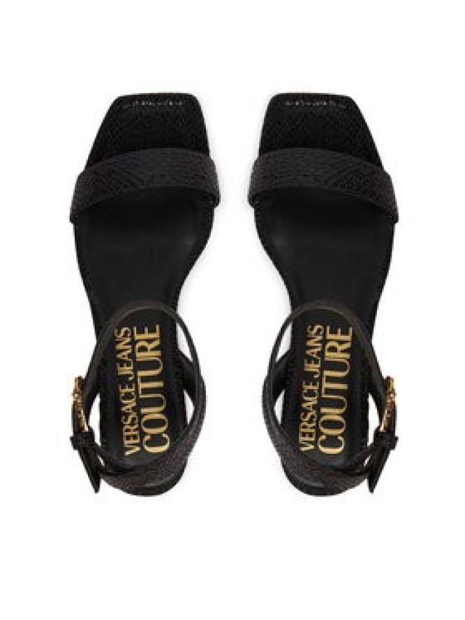 Versace Jeans Couture Sandały 80VA3S61 ZSS84 899 Czarny