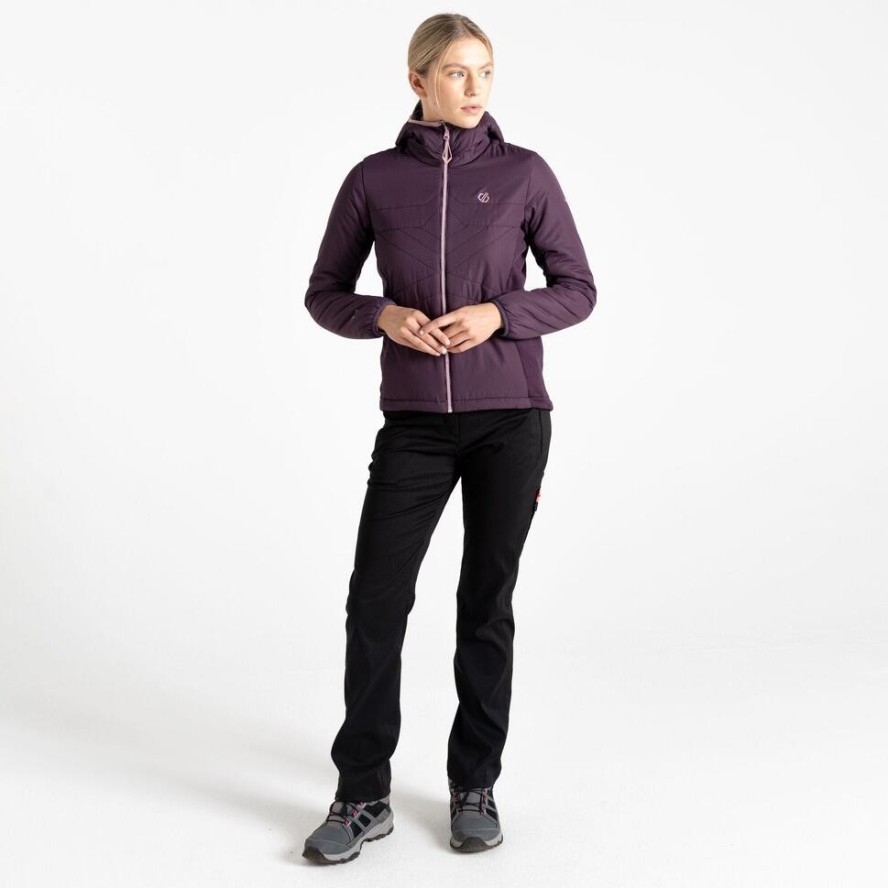 Kurtka turystyczna ocieplana damska Mountain Series Lite