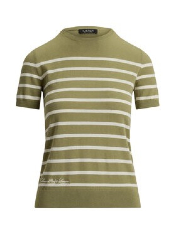 LAUREN RALPH LAUREN T-Shirt Eyelah 200P13973001 Zielony Regular Fit