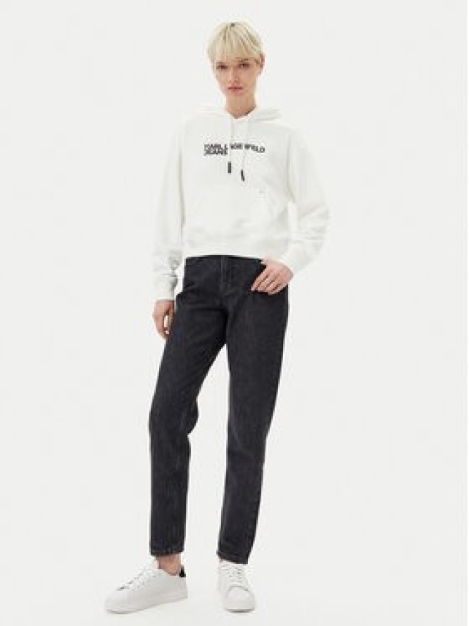 Karl Lagerfeld Jeans Jeansy A2W10138 Czarny Mom Fit