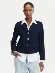Tommy Jeans Marynarka DW0DW22910 Granatowy Regular Fit