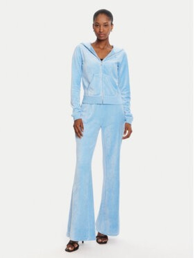 Juicy Couture Spodnie dresowe Caisa JCSEBJ008 Niebieski Slim Fit