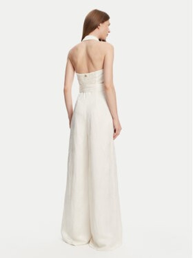 TWINSET Kombinezon 251TT2170 Écru Wide Leg