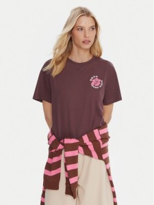 Roxy T-Shirt Hangloose The Sky ERJZT06020 Fioletowy Regular Fit