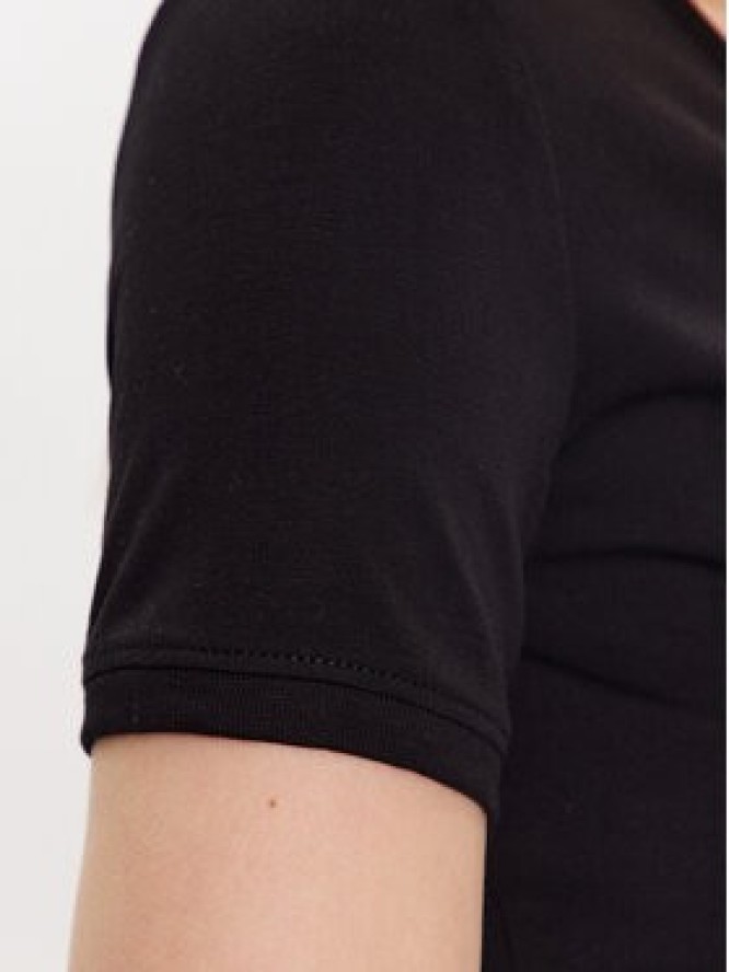 Guess T-Shirt W2YI45 J1314 Czarny Slim Fit