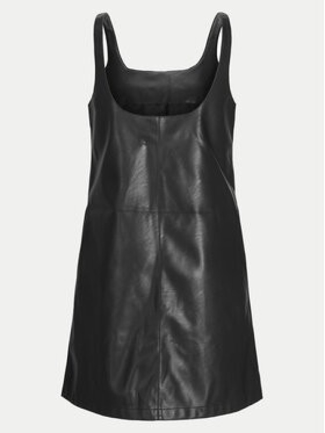 JJXX Sukienka z imitacji skóry Stella 12262769 Czarny Regular Fit