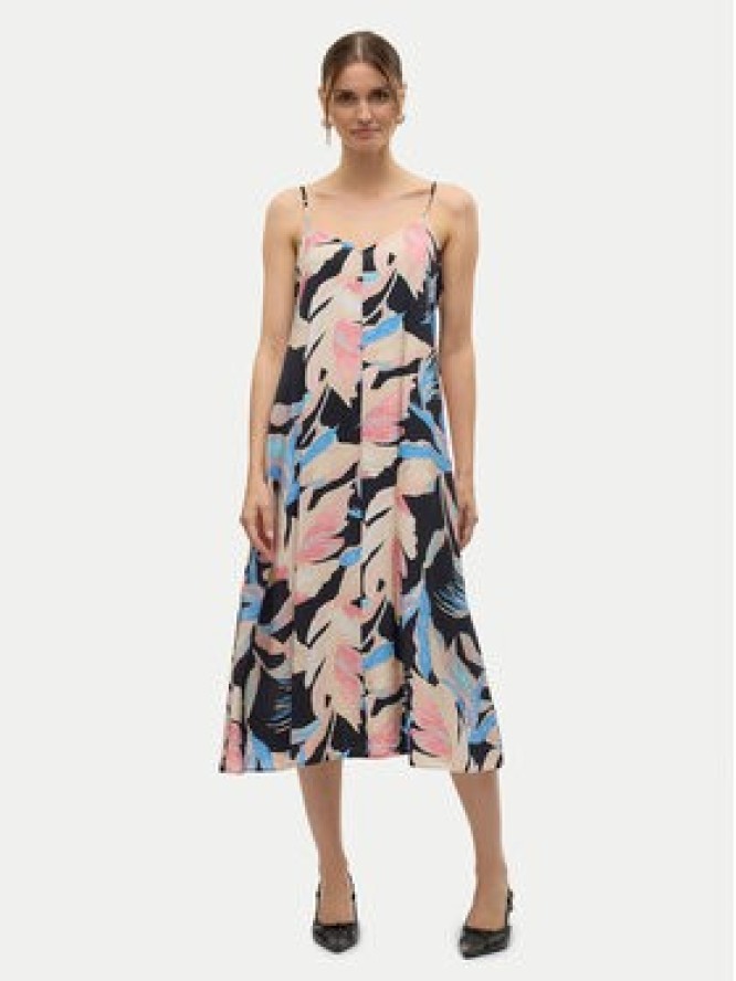 Vero Moda Sukienka letnia Josie 10303398 Czarny Regular Fit