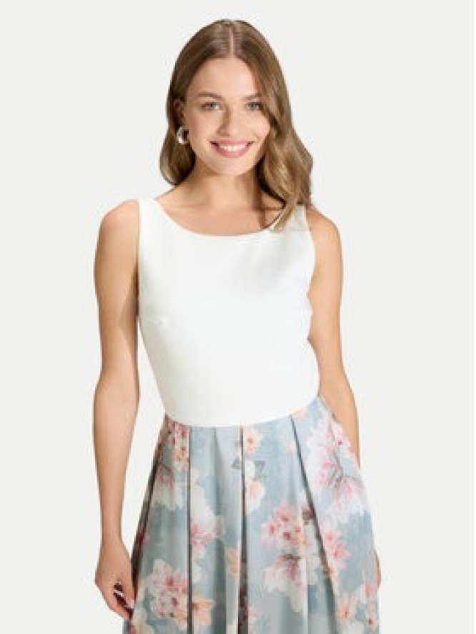 Swing Sukienka koktajlowa 5AK14200 Błękitny Regular Fit