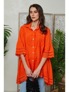 Lin Passion Koszula w kolorze pomarańczowym rozmiar: 40/42