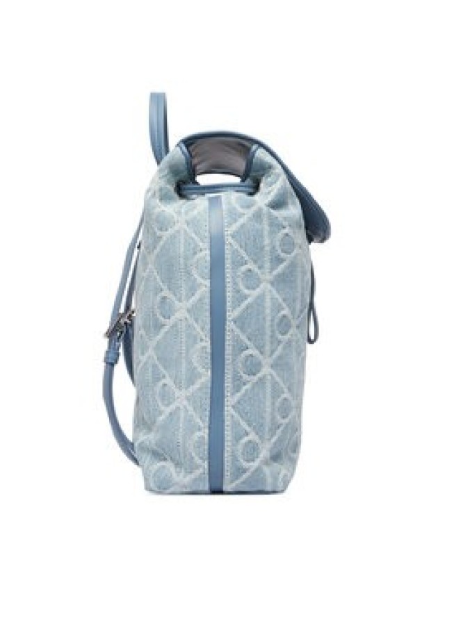 Calvin Klein Plecak Emblem Aop Denim Backpack LV04F3508G Niebieski