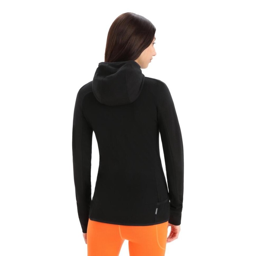 Bluza Turystyczna Damska Icebreaker Merino Quantum ZoneKnit Zip