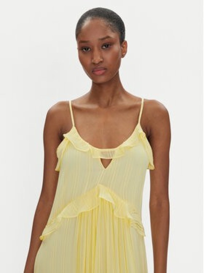 TWINSET Sukienka letnia 251TP2262 Żółty Loose Fit