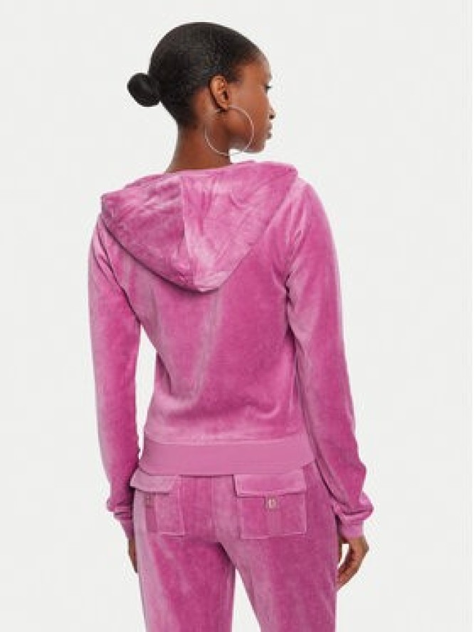 Juicy Couture Bluza Robyn JCSEBJ007G Różowy Slim Fit