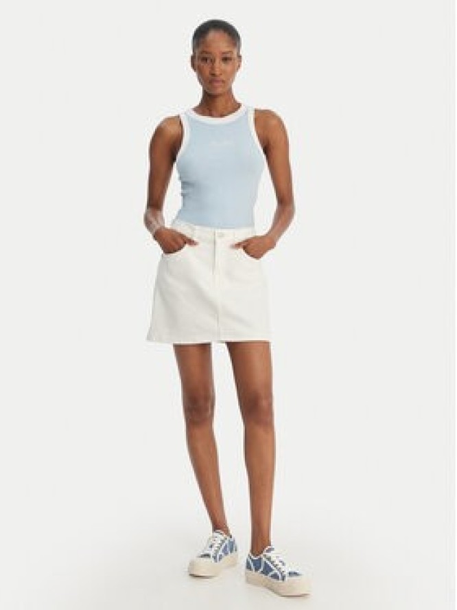 Guess Jeans Top W6GPZ8 KF641 Błękitny Slim Fit