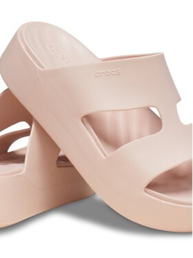 Crocs Klapki Getaway Platform H-Strap 209409 Écru